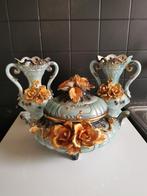 Schouwgarnituur capodimonte., Ophalen of Verzenden