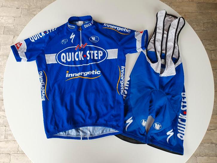 Wielershirt + broek Quick-Step Innergetic (Vermarc, XL-5-52), Sport en Fitness, Wielrennen, Gebruikt, Kleding, Ophalen of Verzenden