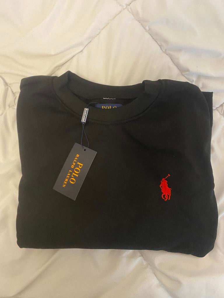 Ralph lauren sweat, Kleding | Heren, T-shirts, Ophalen of Verzenden, Zo goed als nieuw, Zwart