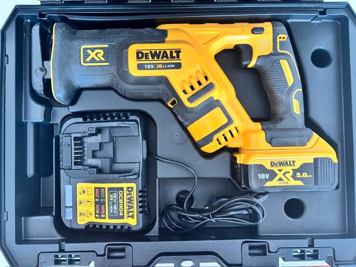 DeWalt DCS367P2-QW reciprozaag XR 18 Volt 5,0 AH Li-ion, Bricolage & Construction, Outillage | Pièces de machine & Accessoires