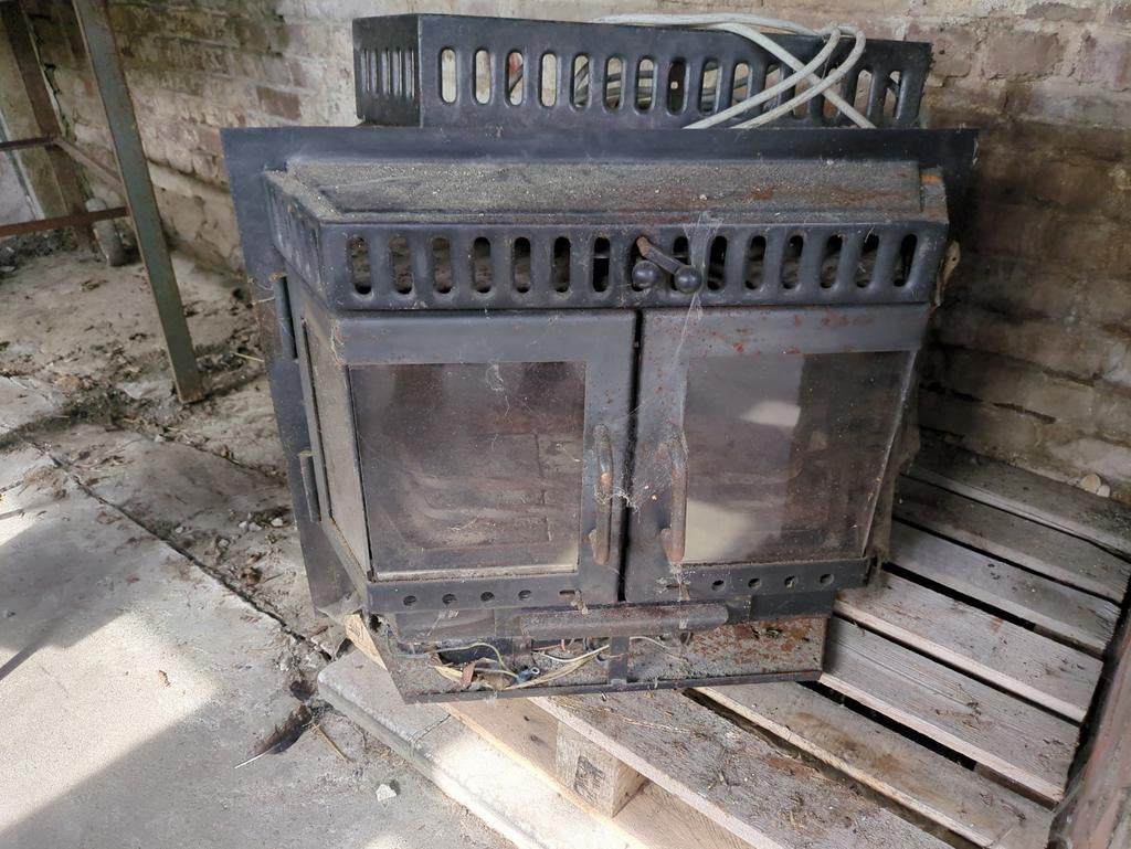 Kachel inbouw, Doe-het-zelf en Bouw, Verwarming en Radiatoren, Ophalen, Kachel