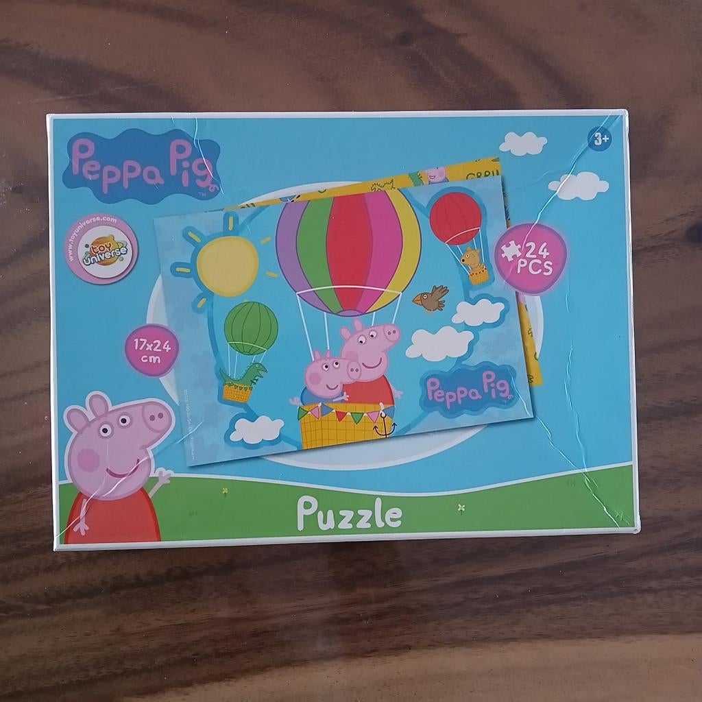 Peppa Pig Puzzel Luchtballon 24 pcs 17x24 cm, Ophalen