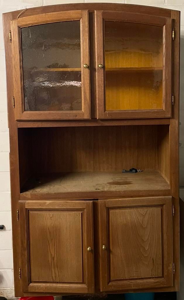 Houten opbergkast berging, Huis en Inrichting, Ophalen, 100 tot 150 cm, 150 tot 200 cm, 50 tot 75 cm