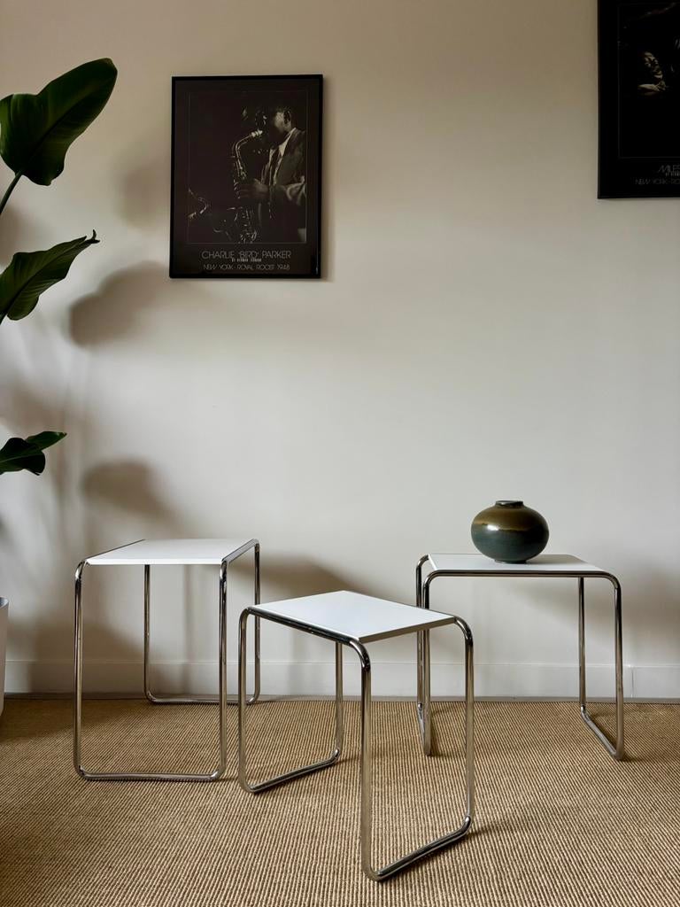 Tables gigognes Gispen Mimiset (bauhaus), Maison & Meubles, Tables | Tables d'appoint, Comme neuf, Enlèvement ou Envoi