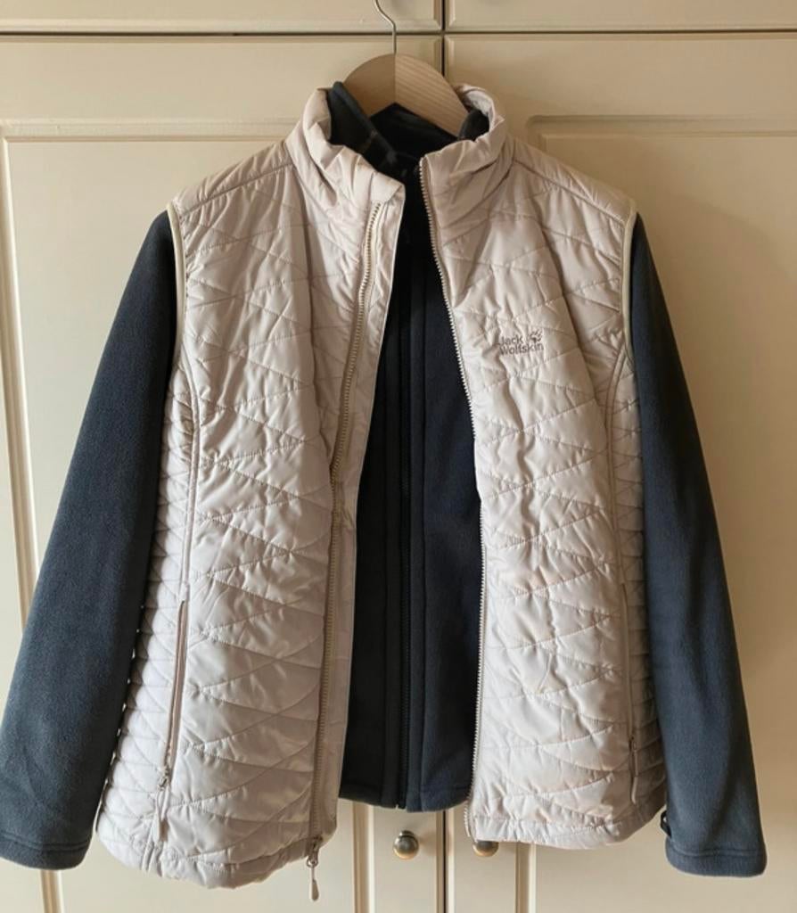 Bodywarmer 3 en 1 Jack Wolfskin Glen Dale taille L, Vêtements | Femmes, Blousons sans Manches, Comme neuf, Taille 42/44 (L), Beige