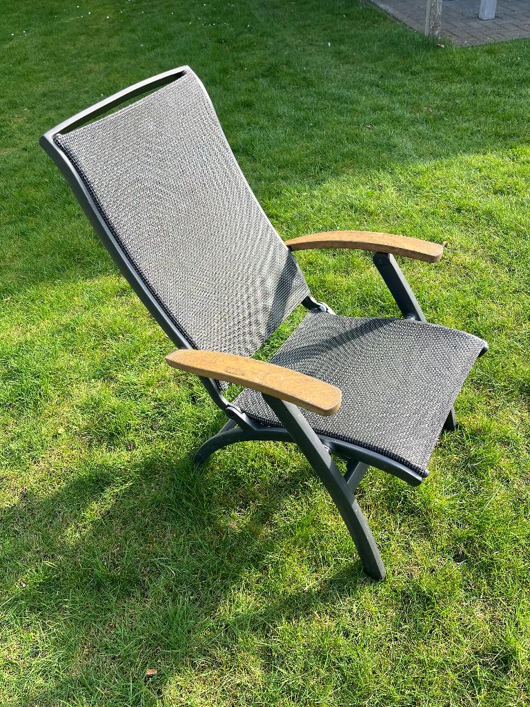 TUINSTOELEN HARTMAN, Tuin en Terras, Tuinstoelen, Gebruikt, Textileen, Inklapbaar, Verstelbaar, Ophalen
