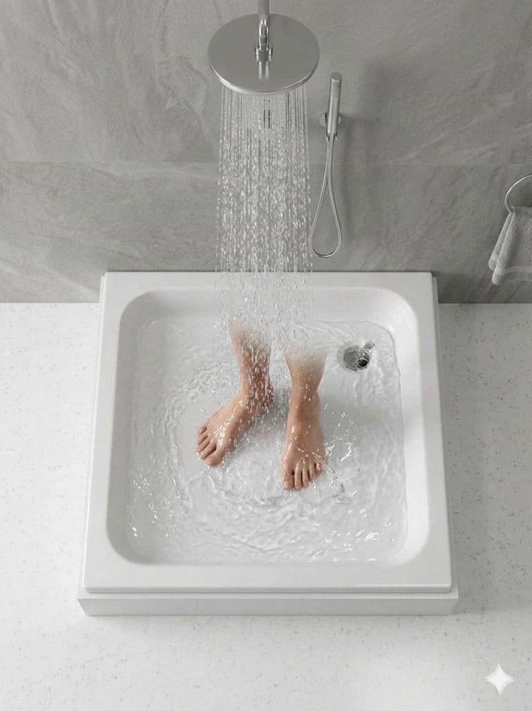 Receveur de douche- 80cm 80 cm /13 cm, Maison & Meubles, Accessoires pour la Maison | Horloges, Enlèvement ou Envoi, Neuf