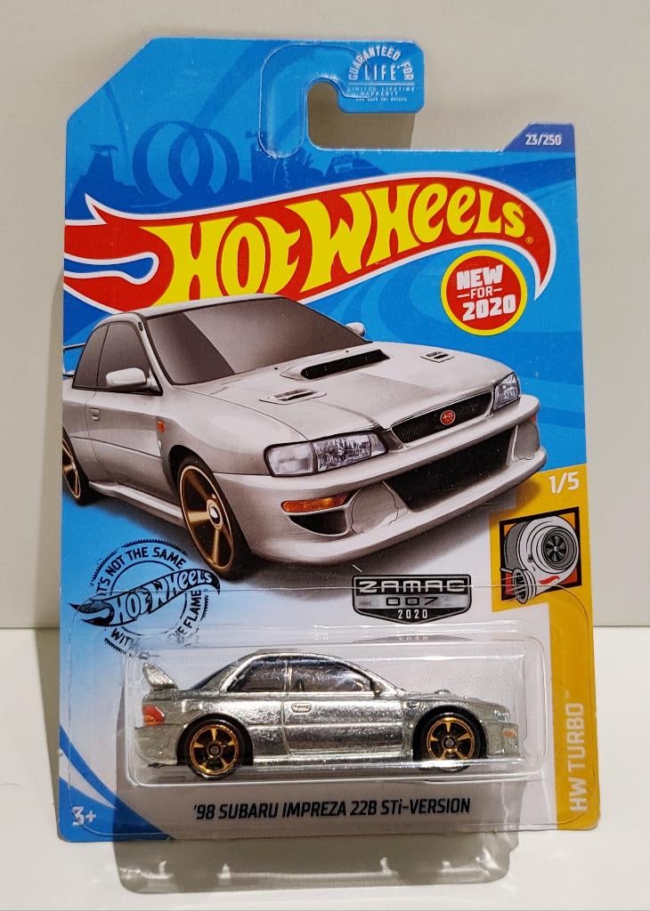 Hot Wheels '98 Subaru Impreza 22B STi-Version Zamac (2017), Enlèvement ou Envoi