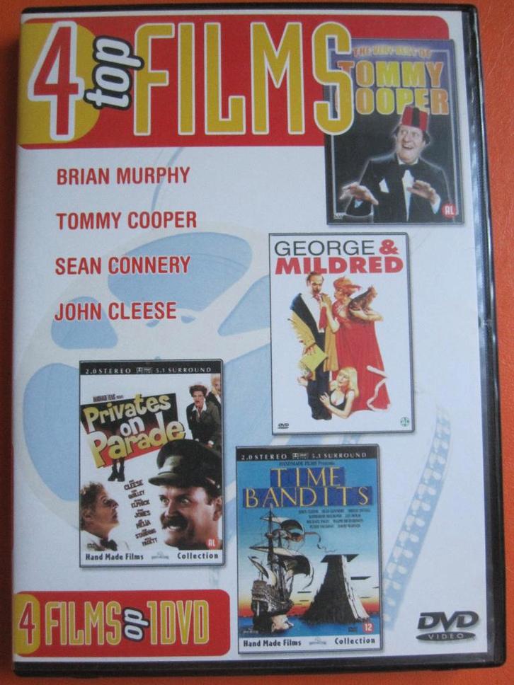 4 Top Films (4 films op 1 DVD), Cd's en Dvd's, Dvd's | Overige Dvd's, Zo goed als nieuw, Boxset, Vanaf 12 jaar, Ophalen of Verzenden