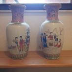 Chinese decoratieve vaas met traditionele figuren, Ophalen
