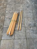 Lot de 10 piquets en bois 180cm, Enlèvement, Comme neuf