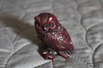 Uiltje bordeaux 4 x 3,5 x 5,5 cm, Ophalen of Verzenden, Zo goed als nieuw, Dier