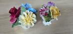 2 bouquets de fleurs miniatures/Staffordshire/Valentine, Enlèvement ou Envoi