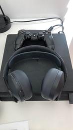 Playstation 4 + controller + draadloze ps4 headset, Games en Spelcomputers, Gebruikt, Ophalen of Verzenden, 1 TB, Met 1 controller
