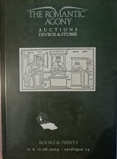 The romantic agony – books and prints auction  catalogue 24, Boeken, Kunst en Cultuur | Beeldend, Zo goed als nieuw, Overige onderwerpen