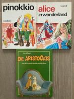 Pinoccio - Aristocats - Alice in Wonderland: voorleesalbums, Ophalen of Verzenden, Zo goed als nieuw, Sprookjes