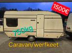 Caravan 750kg foodtruck werfkeet pipowagen speelcaravan bouw, Caravanes & Camping, Caravanes Accessoires