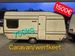 Caravan 750kg foodtruck werfkeet pipowagen speelcaravan bouw, Caravans en Kamperen