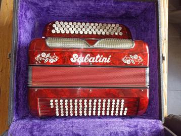 Magnifique accordéon Sabatini parfait etat, Musique & Instruments, Accordéons, Enlèvement, Comme neuf, Accordéon à boutons, Autres marques