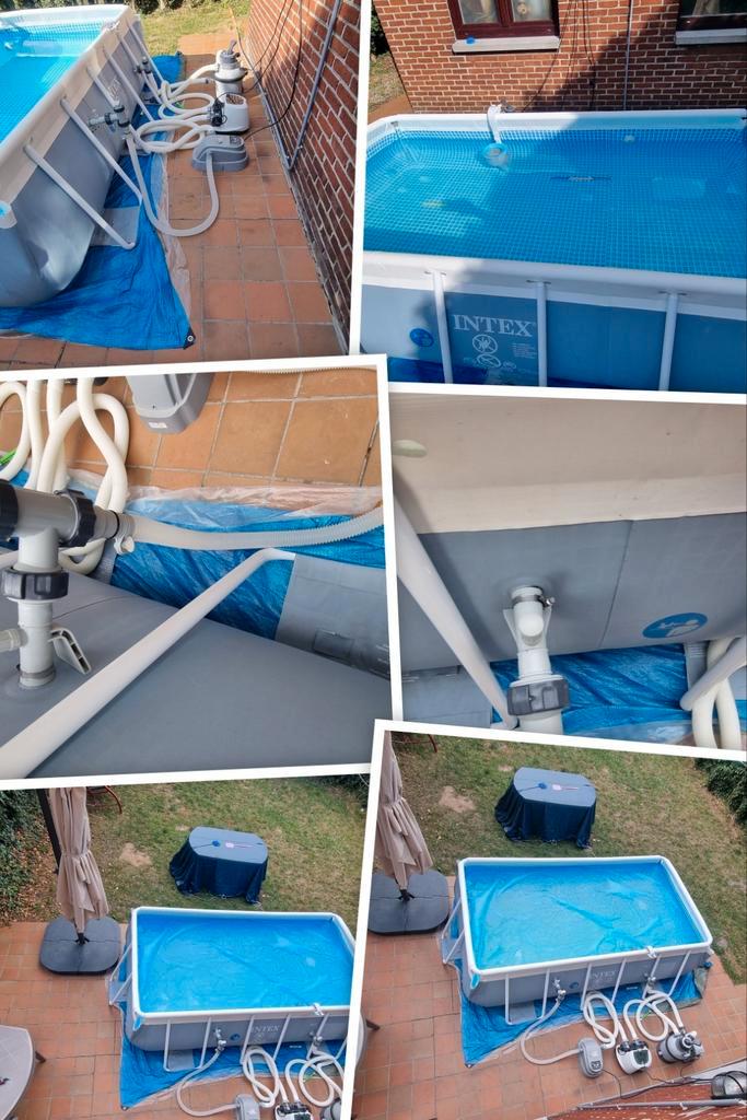 Piscine Intex Prism 300x175x80 et accessoires, Tuin en Terras, Zwembaden, Zo goed als nieuw, Ophalen