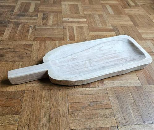 Houten serveerplank, Huis en Inrichting, Woonaccessoires | Dienbladen, Nieuw, Hout, Ovaal, Ophalen