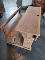 Origineel schoolbankje, Kinderen en Baby's, Ophalen, Gebruikt, Overige typen