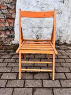 Plooistoel hout, Tuin en Terras, Ophalen, Gebruikt, Hout