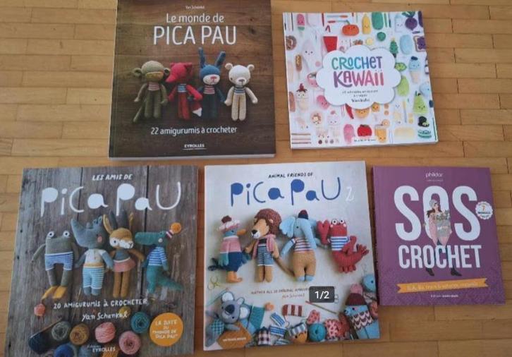 Livres PICA PAU - crochet amigurumi - granny square, Boeken, Hobby en Vrije tijd, Nieuw, Breien en Haken, Ophalen
