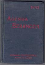 Agenda Béranger 1942 - Librairie polytechnique Paris & Liège, Utilisé, Enlèvement ou Envoi