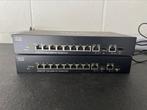 2x Cisco SG300 10PP - 10 portd PoE+, Computers en Software, Ophalen of Verzenden, Zo goed als nieuw