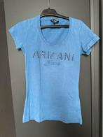 Très beau t-shirt femme de marque Armani taille S, Comme neuf, Manches courtes, Taille 36 (S), Bleu