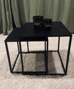 2 tables d'appoint noires, Enlèvement, Comme neuf