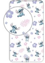 Stitch Hoeslaken 90x200 cm - Disney, Kinderen en Baby's, Kinderkamer | Beddengoed, Meisje, Nieuw, Ophalen of Verzenden, Wit