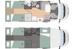 XGO Dynamic 95 Plus | Twinbedden + Hefbed, Caravans en Kamperen, Mobilhomes, Fiat, 7 tot 8 meter, Bedrijf, Luifel