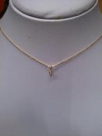 hanger met briljant 18kt geelgoud, Geel, Nieuw, Ophalen of Verzenden, Met edelsteen