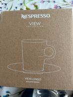 Coffret de 2 NESPRESSO View Lungo Tasses et Sous-Tasses, Ophalen of Verzenden, Nieuw, Overige materialen, Kop en/of schotel