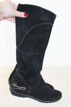 Zeer Mooie Suede Panama Jack Laarzen s27 (Maat 37) € 95,-, Hoge laarzen, Verzenden, Zwart, Zo goed als nieuw
