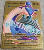 Lapras V Max (SV111/SV122) - gouden kaart, Ophalen of Verzenden, Zo goed als nieuw, Losse kaart