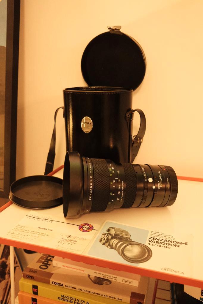 ZENZANON-E VARIOGON 1:4.5/70-140 moyen format, TV, Hi-fi & Vidéo, Appareils photo analogiques, Neuf, Autres Marques, Enlèvement