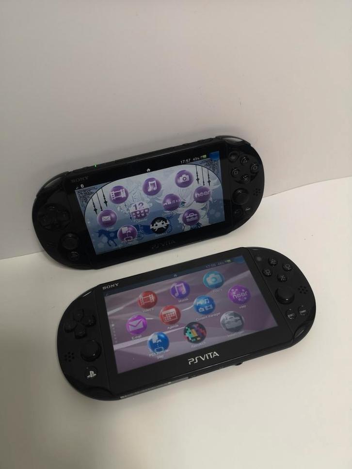 2× Ps vita 2000 consoles met 128GB (lees beschrijving), Games en Spelcomputers, Games | Sony PlayStation Vita, Zo goed als nieuw