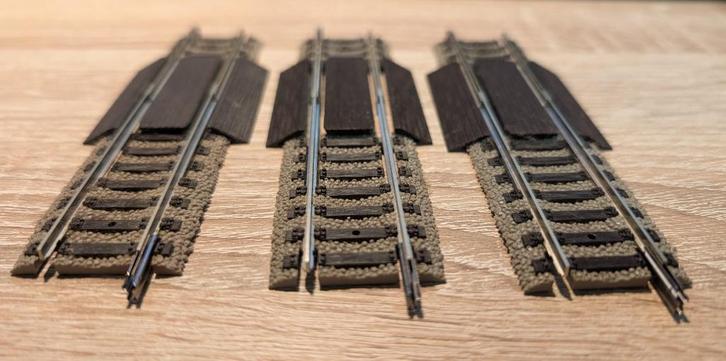 3 x Fleischmann 6110 H0 Verstelbare Profi-Rail, Hobby en Vrije tijd, Modeltreinen | H0, Zo goed als nieuw, Rails, Fleischmann