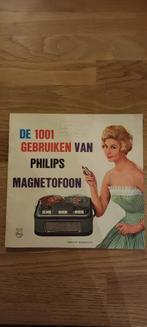 Vintage folder Philips Magnetofoon, Ophalen of Verzenden, Gebruikt, Overige typen