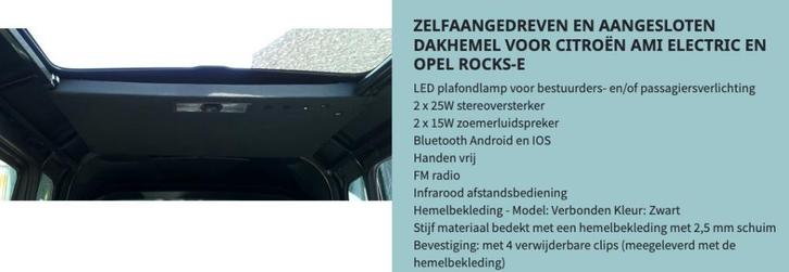 RADIO - BLUETOOTH - VERLICHTING - TELEFOON AMI, Diversen, Overige Diversen, Nieuw, Ophalen of Verzenden