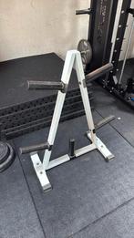 Rek halterschijven, Sport en Fitness, Fitnessmaterialen, Ophalen, Halterschijven