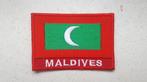 Patch vlag Maldives / Maldiven / Malediven - 87 x 60 mm, Diversen, Vlaggen en Wimpels, Ophalen of Verzenden, Nieuw