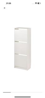 3x Bissa ikea schoenenkast met 3 vakken, Ophalen, Zo goed als nieuw