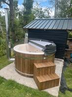 Houtgestookte hottubs - grote voorraad - nieuw en 2e hands, Ophalen, Zo goed als nieuw