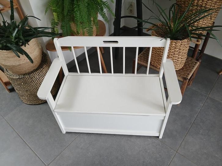 Kinderbankje met veilige opbergruimte, Kinderen en Baby's, Kinderkamer | Overige Meubels, Gebruikt, Overige typen, Ophalen