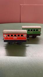 2 tinnen trein wagonnetjes, Enlèvement