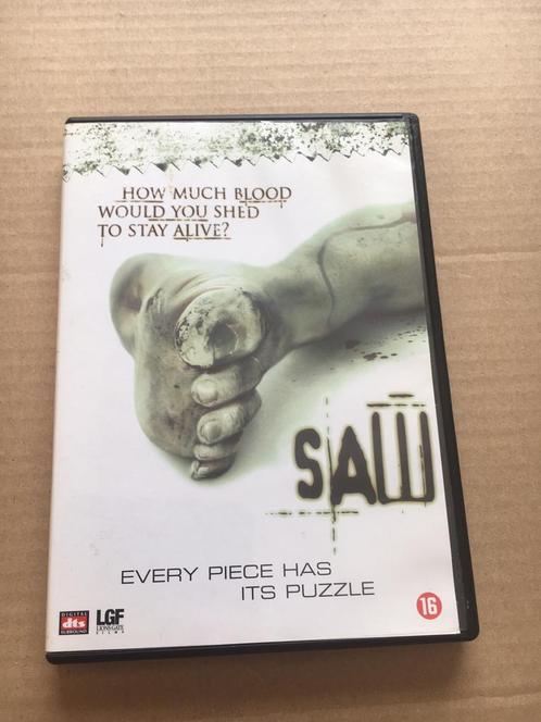 Dvd : Saw -.2004 -Cary Elwes - Danny Glover - Monica Potter., Cd's en Dvd's, Dvd's | Horror, Zo goed als nieuw, Overige genres